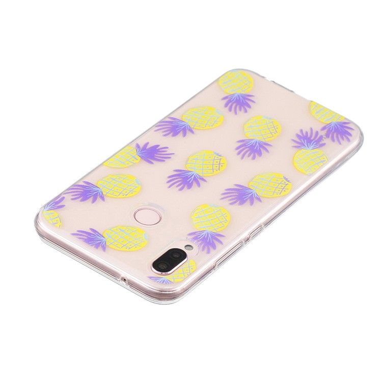 Printing Pattern TPU Mobile Accessory Shell for Huawei P20 Lite/Nova 3e - Pineapple-3