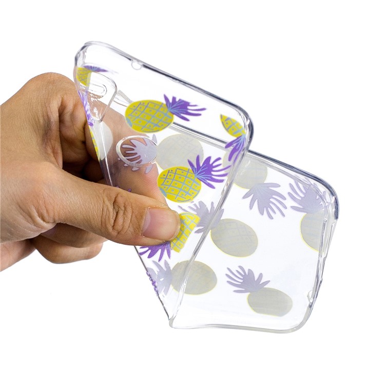 Printing Pattern TPU Mobile Accessory Shell for Huawei P20 Lite/Nova 3e - Pineapple-4