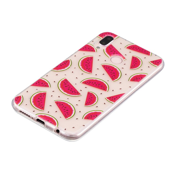 Printing Pattern TPU Mobile Accessory Case for Huawei P20 Lite/Nova 3e - Watermelon-2