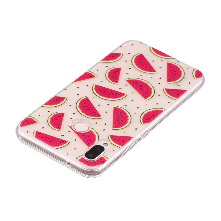 Printing Pattern TPU Mobile Accessory Case for Huawei P20 Lite/Nova 3e - Watermelon-3