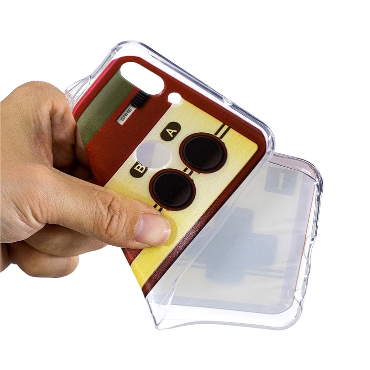 Pattern Printing Soft TPU Shell for Huawei P Smart / Enjoy 7S - Game Controller-4