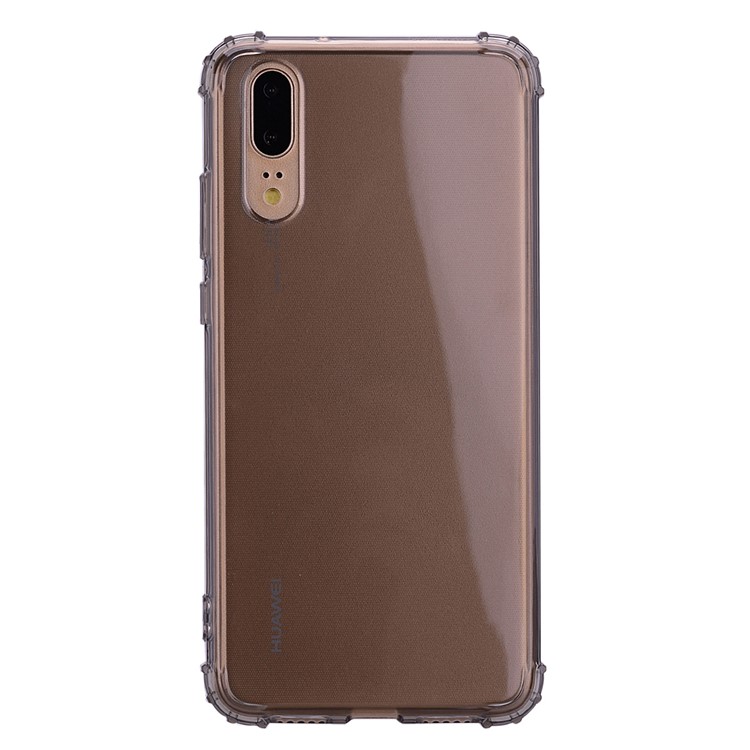 Shock-resistant TPU Protection Cell Phone Case for Huawei P20 - Grey-2