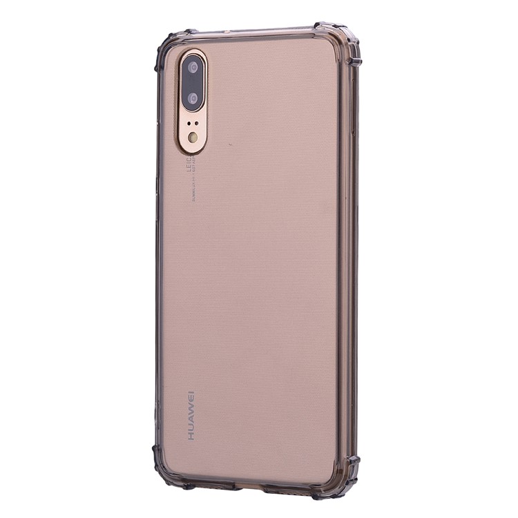 Shock-resistant TPU Protection Cell Phone Case for Huawei P20 - Grey-4