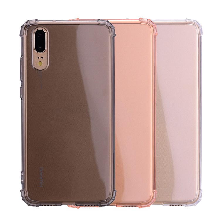 Shock-resistant TPU Protection Cell Phone Case for Huawei P20 - Grey-6