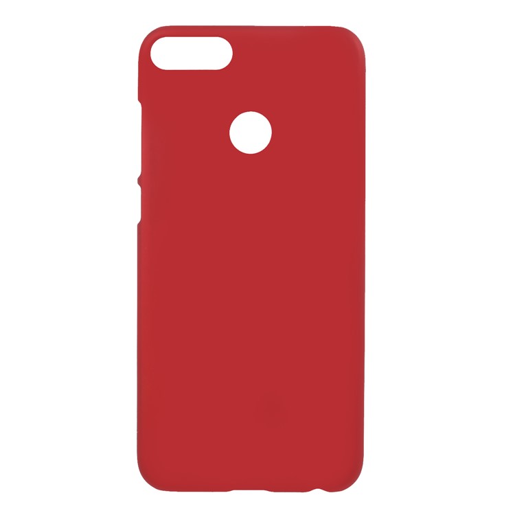Rubberized PC Mobile Phone Case for Huawei Honor 10 Lite - Red-1