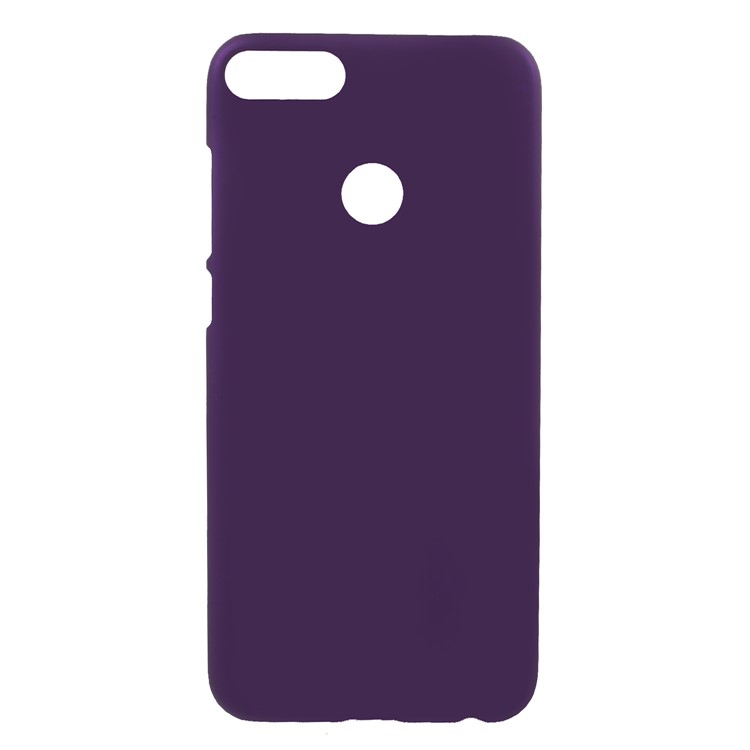 Rubberized PC Protection Cell Phone Cover Shell for Huawei Honor 10 Lite - Purple-1