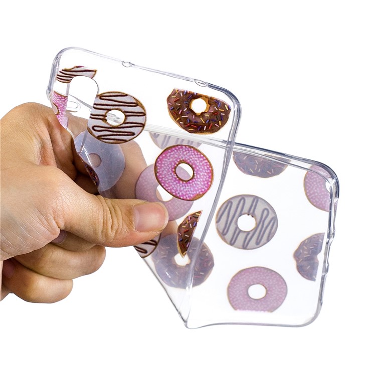 Printing Pattern TPU Phone Case Cover for Huawei P20 Pro - Doughnuts-4