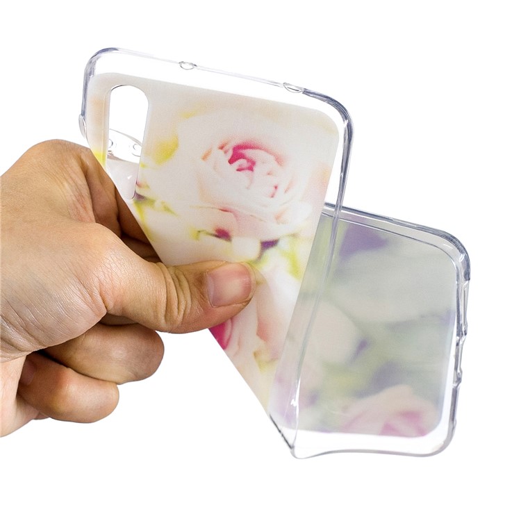Printing Pattern TPU Phone Accessory Cover for Huawei P20 Pro - Rose Flowers-4