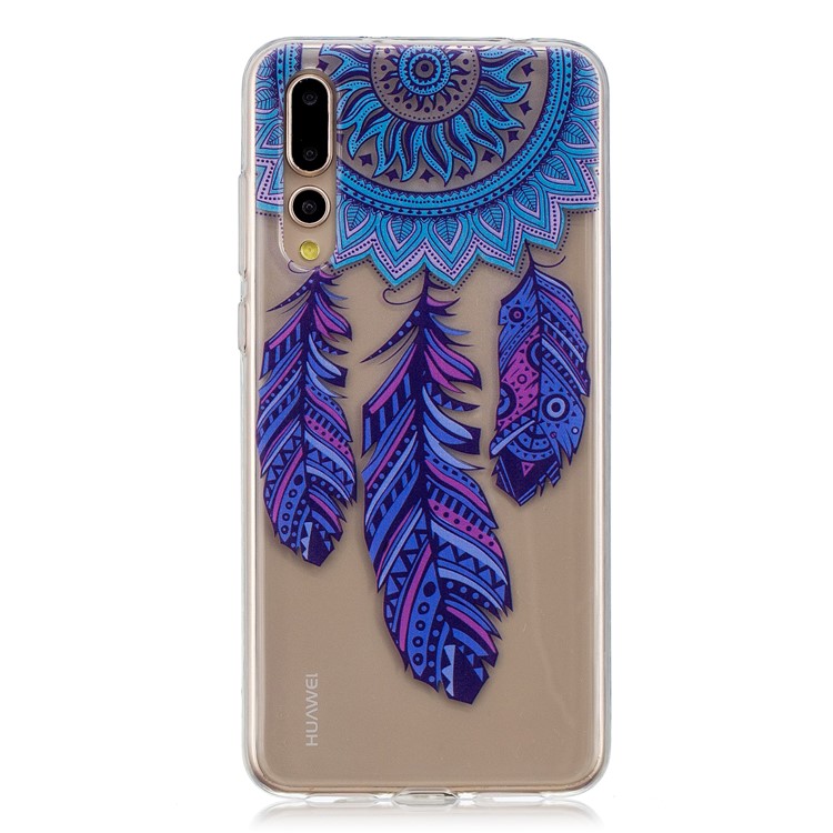 Druckmuster TPU Telefon Zubehör Fall Für Huawei P20 Pro - Traumfänger-1