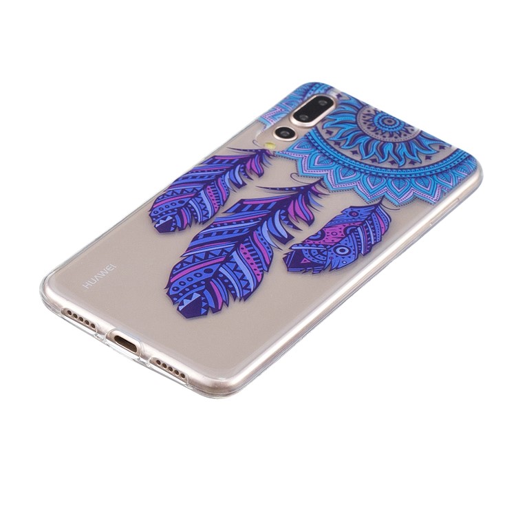 Druckmuster TPU Telefon Zubehör Fall Für Huawei P20 Pro - Traumfänger-2