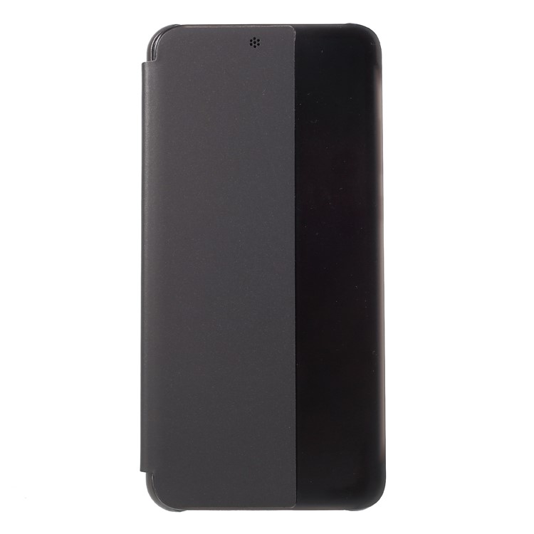 View Window Smart PU Leather Phone Case for Huawei P20 - Black-4