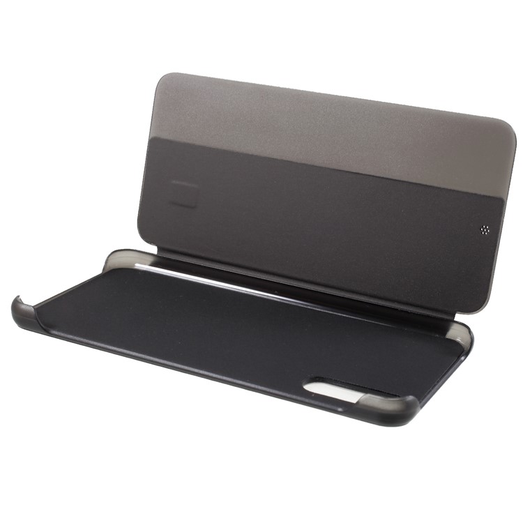 View Window Smart PU Leather Phone Case for Huawei P20 - Black-8