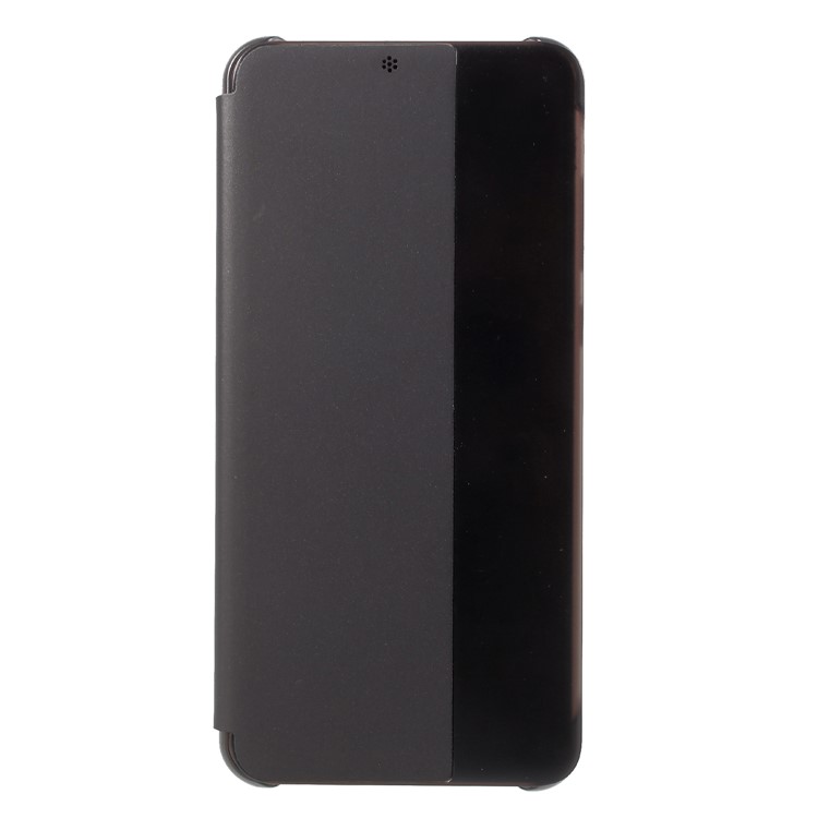 View Window Smart PU Leather Phone Case for Huawei P20 Pro - Black-3