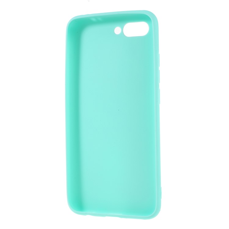 Double-sided Matte TPU Mobile Shell for Huawei Honor 10 - Cyan-3