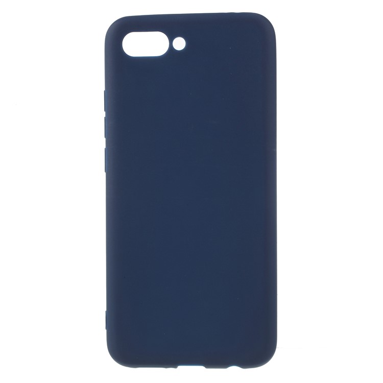 Double-sided Matte TPU Protective Case for Huawei Honor 10 - Dark Blue-1