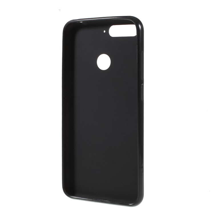 Double-sided Matte TPU Gel Back Phone Cover for Huawei Honor 7A (with Fingerprint Sensor)/Honor 7A Pro/Enjoy 8e - Black-3