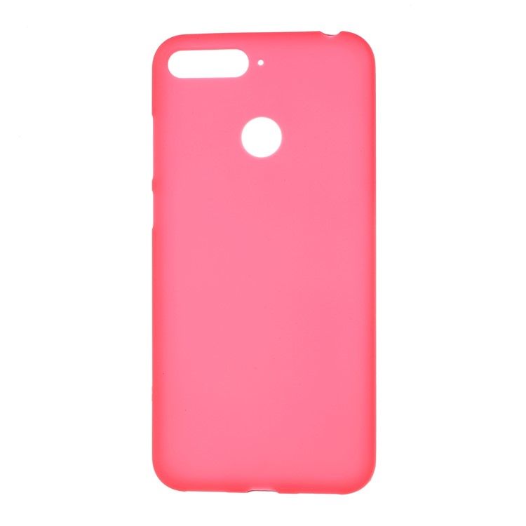 Double-sided Matte TPU Soft Case for Huawei Honor 7A (with Fingerprint Sensor)/Honor 7A Pro/Enjoy 8e - Red-1