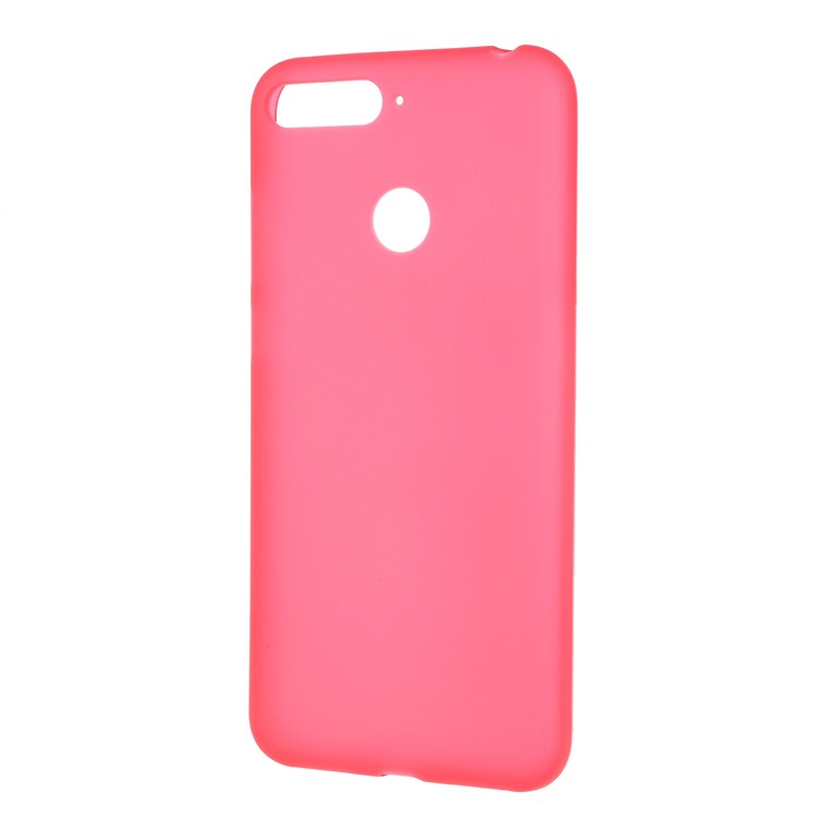 Double-sided Matte TPU Soft Case for Huawei Honor 7A (with Fingerprint Sensor)/Honor 7A Pro/Enjoy 8e - Red-2