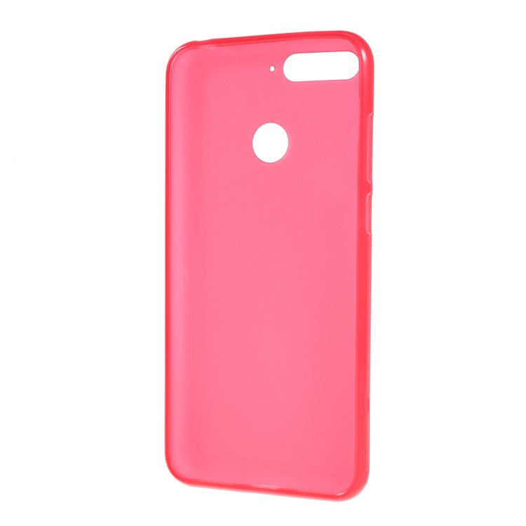 Double-sided Matte TPU Soft Case for Huawei Honor 7A (with Fingerprint Sensor)/Honor 7A Pro/Enjoy 8e - Red-3