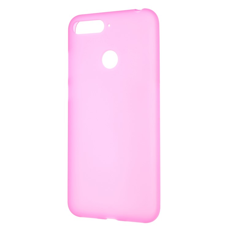 For Huawei Honor 7A (with Fingerprint Sensor)/Honor 7A Pro/Enjoy 8e Double-sided Matte TPU Flexible Cover - Pink-2