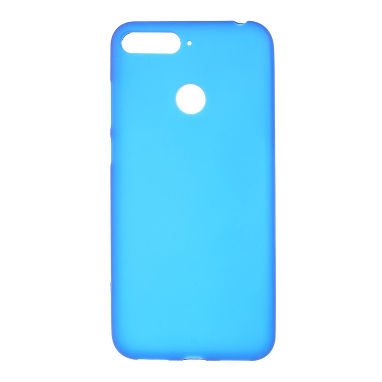 Double-sided Frosted Flexible TPU Mobile Case for Huawei Honor 7A (with Fingerprint Sensor)/Honor 7A Pro/Enjoy 8e - Blue-1