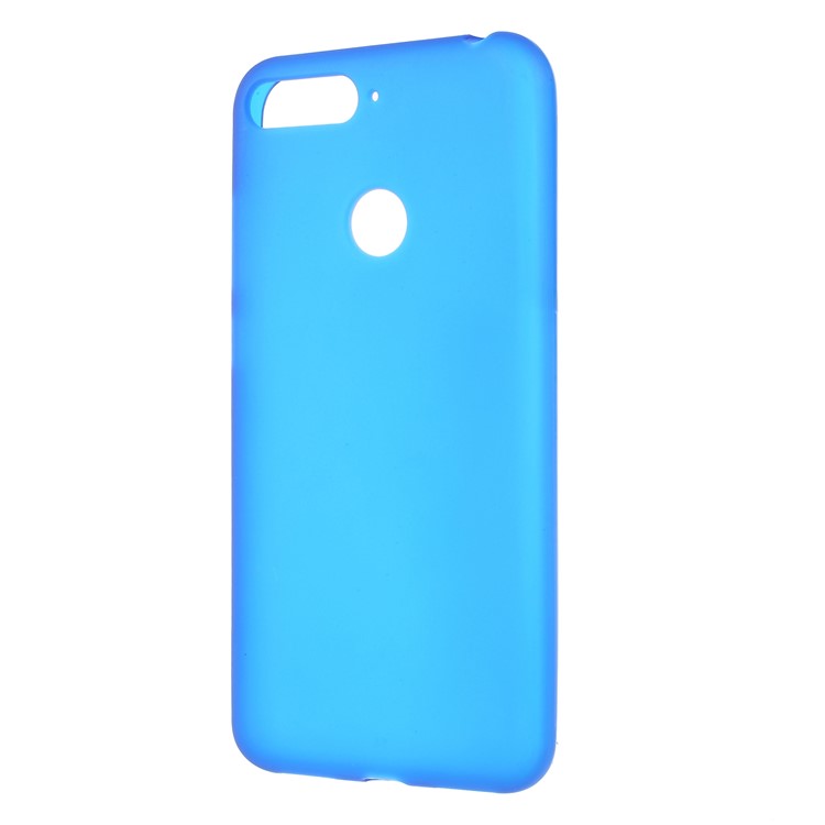 Double-sided Frosted Flexible TPU Mobile Case for Huawei Honor 7A (with Fingerprint Sensor)/Honor 7A Pro/Enjoy 8e - Blue-2