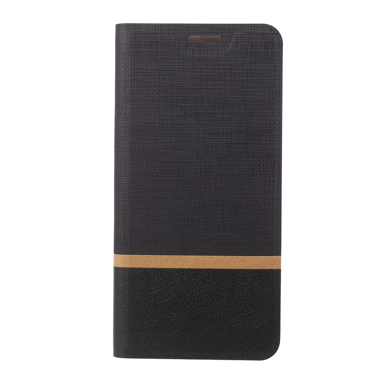 Cross Texture PU Leather Flip Stand Cell Phone Cover for Huawei Mate RS Porsche Design - Black-2