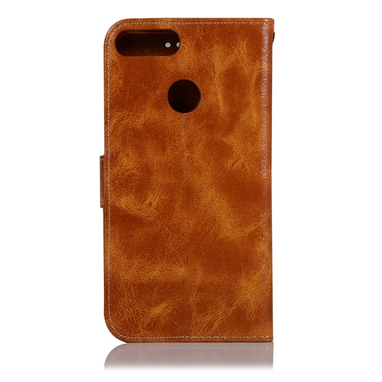 Premium Vintage Leather Stand Case with Card Slots for Huawei Honor 9 Lite / Honor 9 Youth Edition - Brown-5