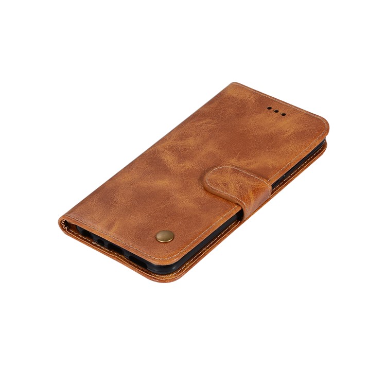 Premium Vintage Leather Stand Case with Card Slots for Huawei Honor 9 Lite / Honor 9 Youth Edition - Brown-13
