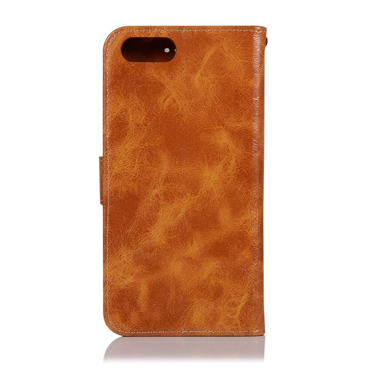 Premium Vintage Leather Stand Mobile Cover for Huawei Honor V10/View 10 - Brown-3