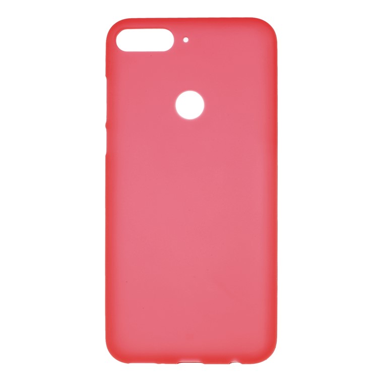 Double-sided Matte TPU Cell Phone Casing for Huawei Honor 7C / Enjoy 8 - Red-1