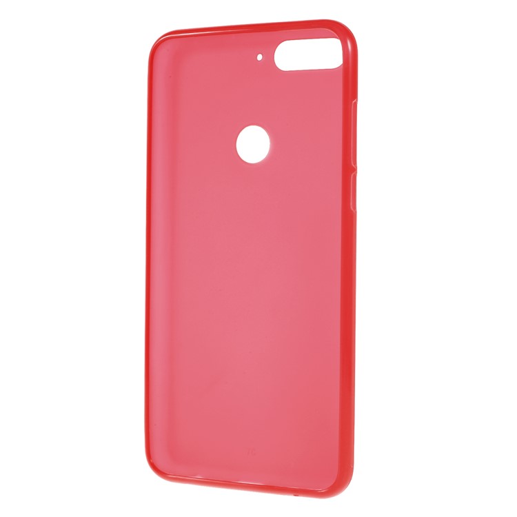 Double-sided Matte TPU Cell Phone Casing for Huawei Honor 7C / Enjoy 8 - Red-3