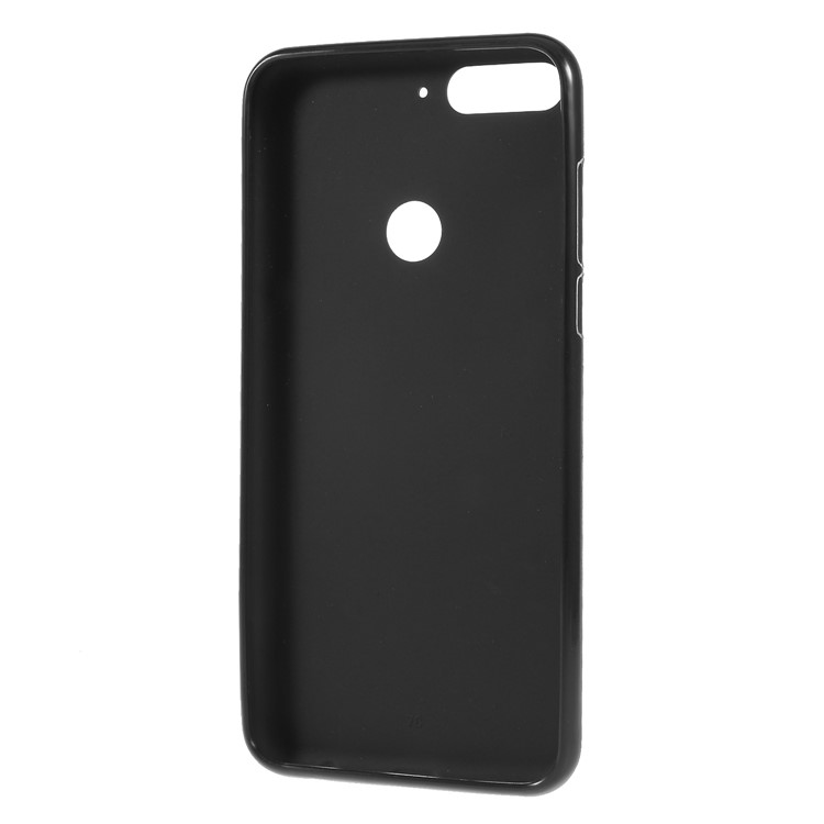 Double-sided Matte TPU Mobile Phone Cover for Huawei Honor 7C / Enjoy 8 - Black-3
