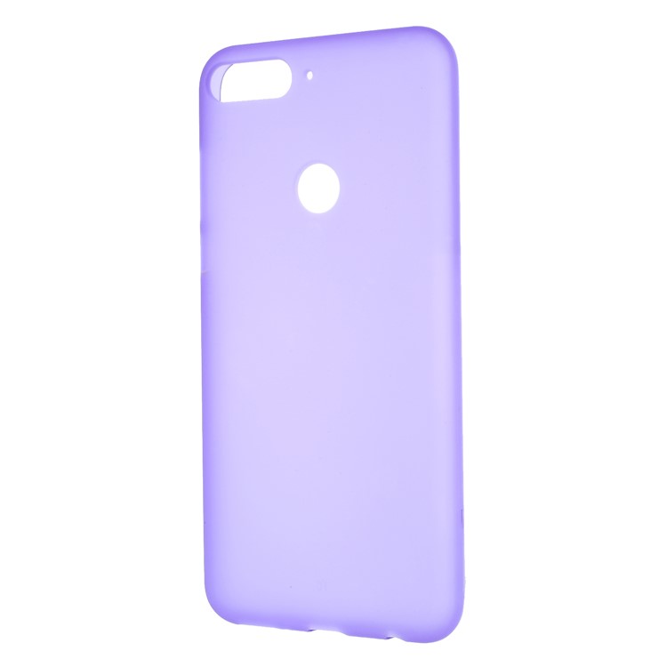 Double-sided Frosted TPU Flexible Phone Cover Shell for Huawei Honor 7C / Enjoy 8 - Purple-2