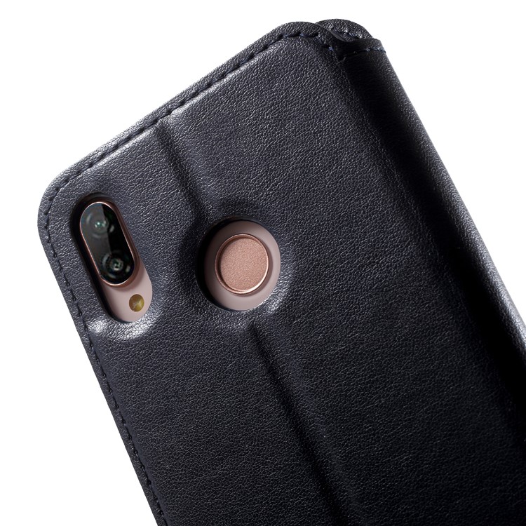 ROAR KOREA Window View PU Leather Card Holder Case for Huawei P20 Lite / Nova 3e - Dark Blue-7