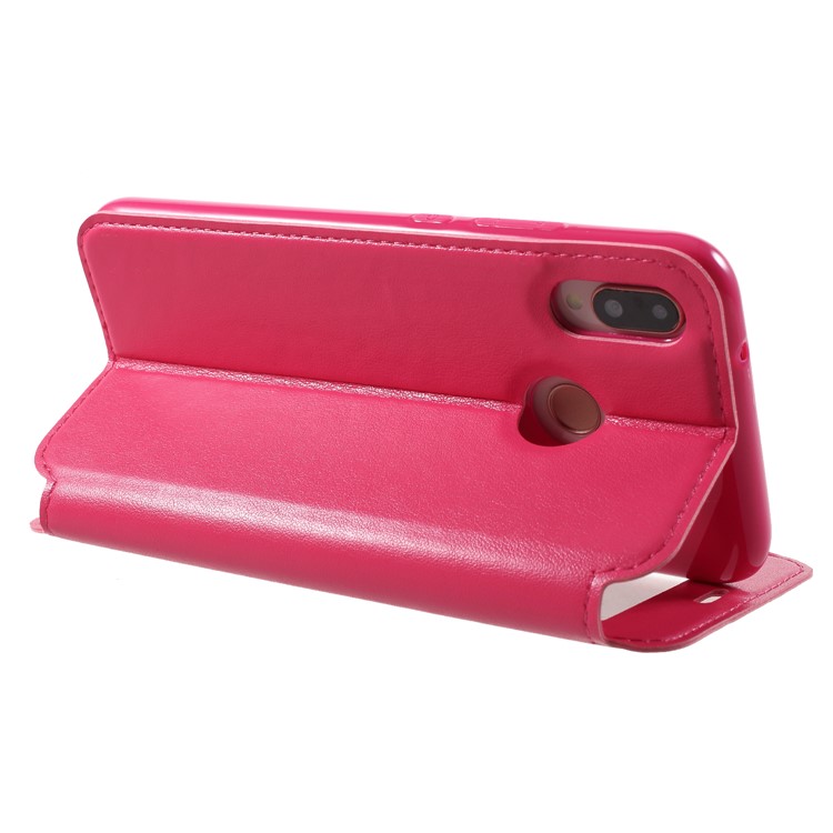 ROAR Window View PU Leather Card Holder Cover for Huawei P20 Lite / Nova 3e - Rose-5