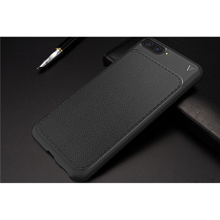 IVSO Gentry Series Leather Coated TPU Case for Huawei Honor 10 - Black-8