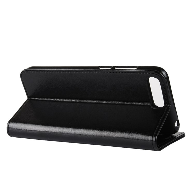 Crazy Horse Wallet Leather Stand Case for Huawei Y6 (2018)/Honor 7A (without Fingerprint Sensor) - Black-7