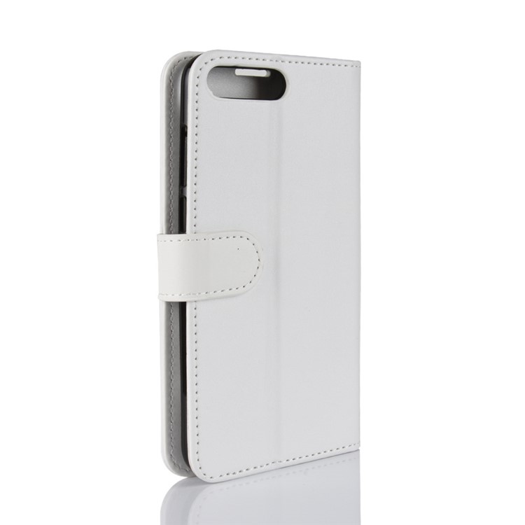 Crazy Horse Wallet Leather Stand Cover for Huawei Y6 (2018)/Honor 7A (without Fingerprint Sensor) - White-8