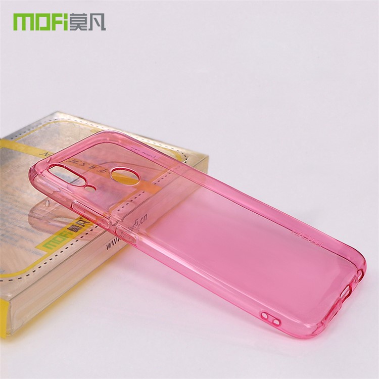 MOFI Yin Series Ultra Thin Clear Soft TPU Shell for Huawei P20 Lite / Nova 3e - Pink-1