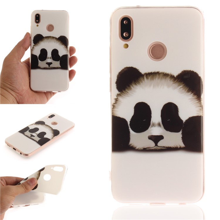 Pattern Printing IMD TPU Shell for Huawei P20 Lite / Nova 3e - Panda-1