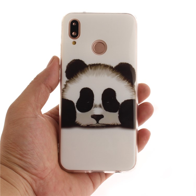Pattern Printing IMD TPU Shell for Huawei P20 Lite / Nova 3e - Panda-6
