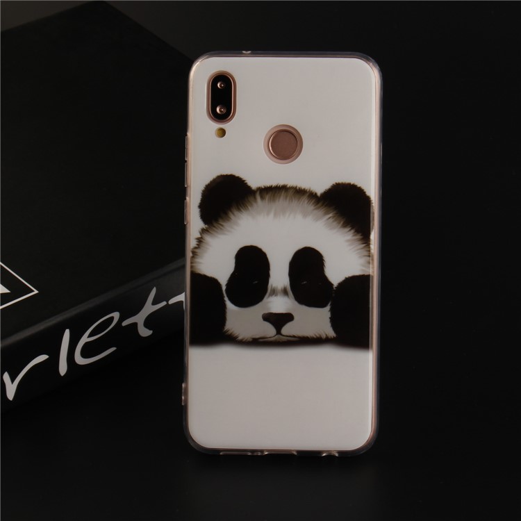 Pattern Printing IMD TPU Shell for Huawei P20 Lite / Nova 3e - Panda-8