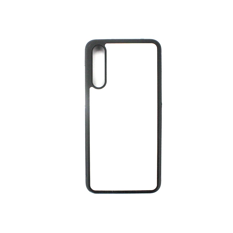 10Pcs/Set for Huawei P20 Customized Blank Heat Transfer Printing Aluminum Sheet Skin Coated PC TPU Hybrid Case - Black-2