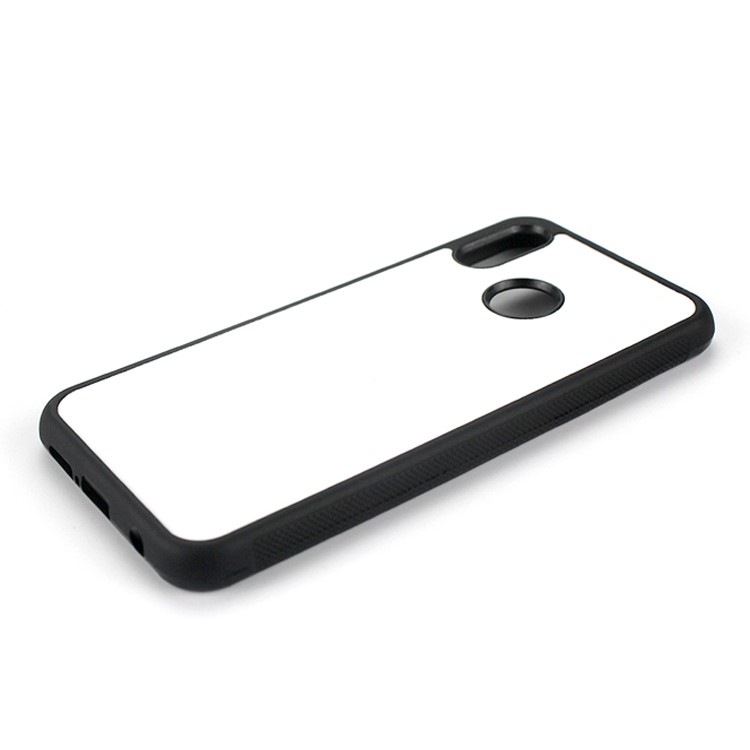 10Pcs/Set for Huawei P20 Lite/Nova 3e Customized Blank Heat Transfer Printing Aluminum Sheet Skin Coated PC TPU Hybrid Cover - Black-6