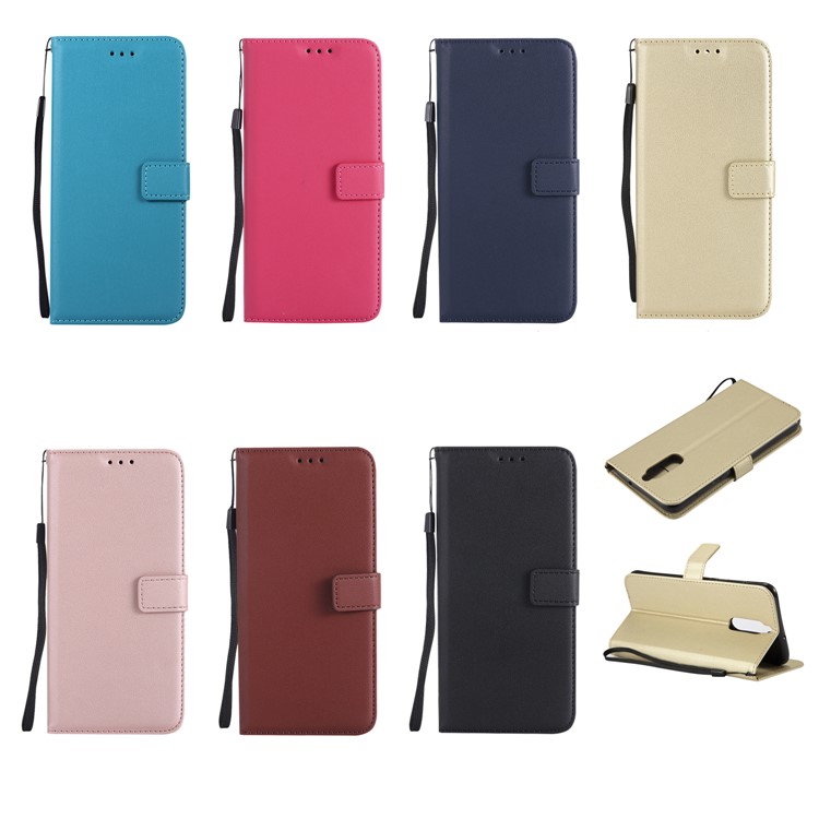 Wallet Stand Leather Protection Mobile Phone Case for Huawei Mate 10 Lite - Black-10