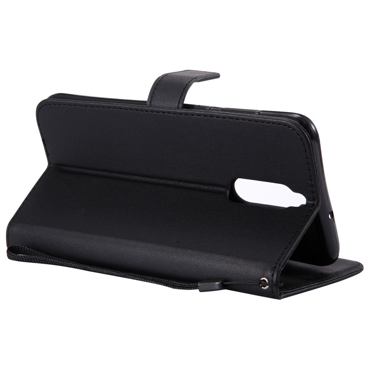 Wallet Stand Leather Protection Mobile Phone Case for Huawei Mate 10 Lite - Black-7