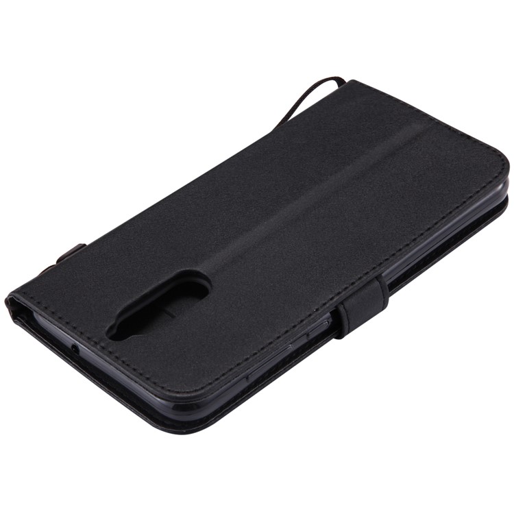 Wallet Stand Leather Protection Mobile Phone Case for Huawei Mate 10 Lite - Black-8