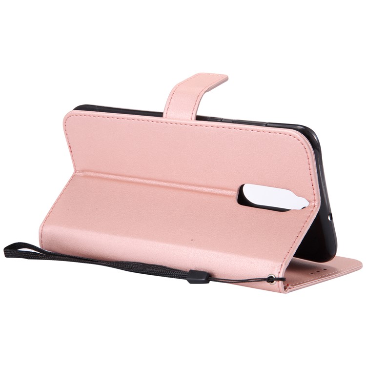 Wallet Stand Leather Protection Mobile Phone Shell for Huawei Mate 10 Lite / nova 2i / Maimang 6 / Honor 9i (India) - Rose Gold-13