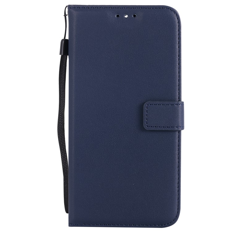 PU Leather Magnetic Wallet Phone Shell for Huawei Mate 10 Lite / nova 2i / Maimang 6 / Honor 9i (India) - Dark Blue-3